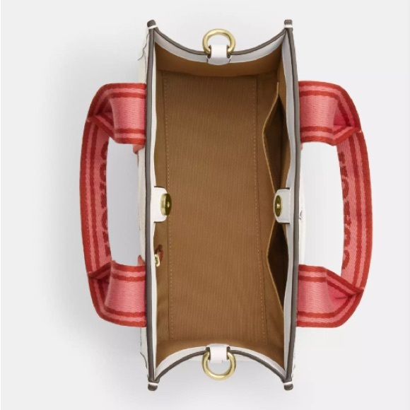 Coach Smith Tote Bag 24 With Strawberry Print # CAR80 - Picture 9 of 9